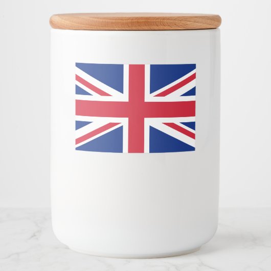 王国旗統一された フードラベル (正面)