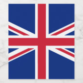 王国旗統一された ワインラベル (シングルラベル)