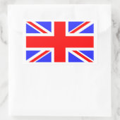 王国旗統一された 長方形シール (バッグ)