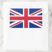 王国旗統一された 長方形シール (バッグ)