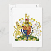 王国統一されたコート・オブ・アームズ ポストカード (正面/裏面)