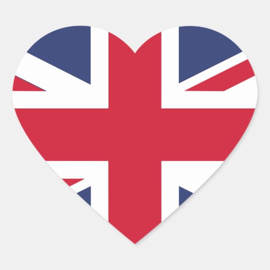 王国統一された国旗 ハートシール (正面)