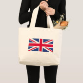 王国統一された国旗 ラージトートバッグ (正面(商品))