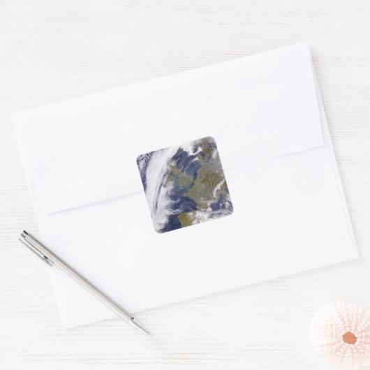 王国統一された スクエアシール (封筒)