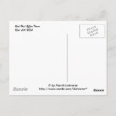 王城郵便局タワー ポストカード (裏面)