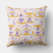 王女が付いているパターン クッション (裏面)