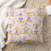 王女が付いているパターン クッション (ブランケット)