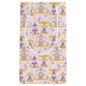 王女が付いているパターン スモールペーパーバッグ (正面)