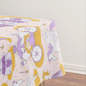 王女が付いているパターン テーブルクロス (インサイチュ)