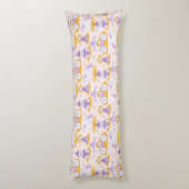 王女が付いているパターン ボディピロー (裏面 (縦))