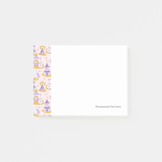 王女が付いているパターン ポストイット (正面)