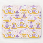 王女が付いているパターン マウスパッド (正面)