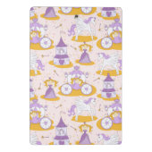 王女が付いているパターン ミニクリップボード (裏面)