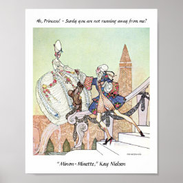 王女で飛んでいる衝撃を受けたカイニールセン王子 ポスター