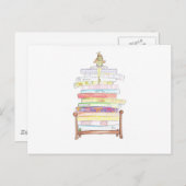 王女とエンドウ ポストカード (正面/裏面)