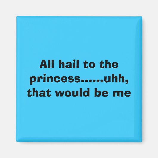 王女によろしく…...えっと… マグネット (正面)