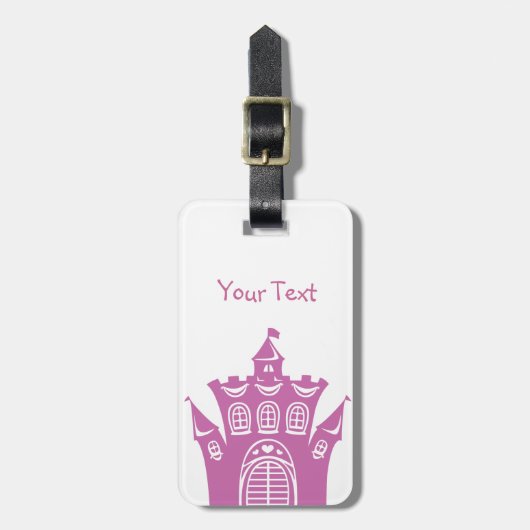 王女のための城 ラゲッジタグ (正面縦)