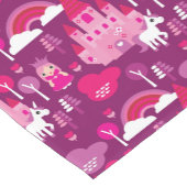 王女の城およびユニコーンの虹 ショートテーブルランナー (コーナー)