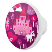 王女の城およびユニコーンの虹 セラミックノブ (右)