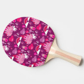 王女の城およびユニコーンの虹 卓球ラケット (横)