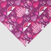 王女の城およびユニコーンの虹 薄葉紙 (詳細)