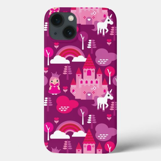 王女の城およびユニコーンの虹 Case-Mate iPhoneケース (裏面)