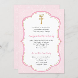 王女洗礼招待状 招待状