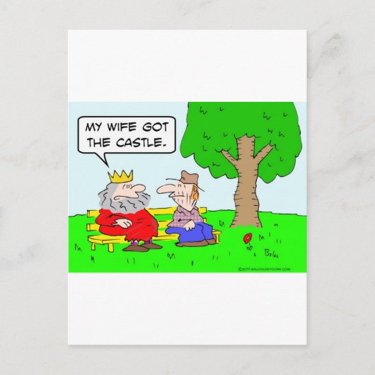 王女離婚妻城 ポストカード (正面)