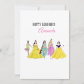 王女、誕生日 シーズンカード (正面)