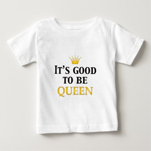 王妃になれて良かった！ ベビーTシャツ (正面)