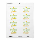 王妃になれて良かった！ ラベル (フルシート)