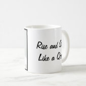 王妃のように輝く立ち上がりエレガント- Crown-Inspir コーヒーマグカップ (正面右)