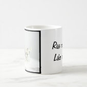 王妃のように輝く立ち上がりエレガント- Crown-Inspir コーヒーマグカップ (中央)