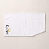 王妃の王冠のアニバーサリーギフト妻 バスタオルセット (ハンドタオル)