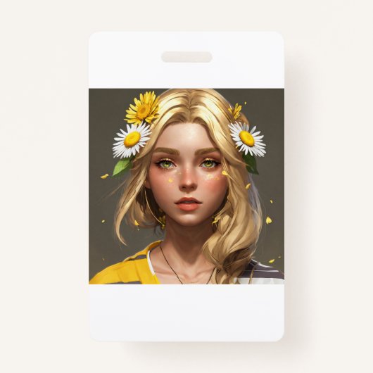 王妃を求める バッジ (正面)