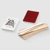 王妃カップルのカード ハンドファン (組立なし)