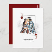 王妃カップルのカード ポストカード (正面/裏面)