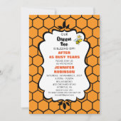 王妃ビーかわいいのまわりにと王冠の引退 招待状 (正面)