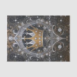 王妃素晴らしい金ゴールドとシルバー 薄葉紙