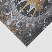 王妃素晴らしい金ゴールドとシルバー 薄葉紙 (詳細)