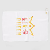 王妃 ゴルフタオル (横)
