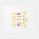 王妃 フリースブランケット (正面(横))