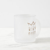 王妃 フロストグラスマグカップ (正面右)