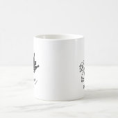 王妃 似顔絵付き王冠マグカップ ギフト 妻 コーヒーマグカップ (中央)