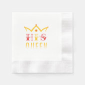 王妃 縁ありカクテルナプキン (正面)