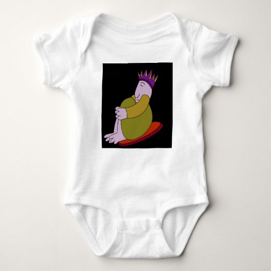 王姿 ベビーボディスーツ (正面)