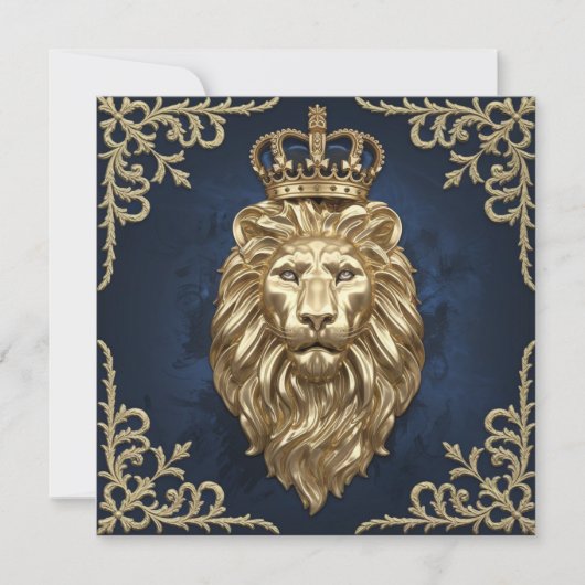 王威厳のある位の獅子 (正面)