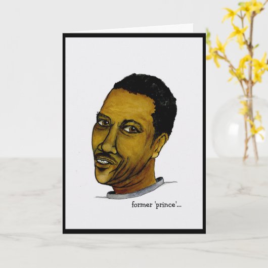 王子から王へ カード (黄色い花)