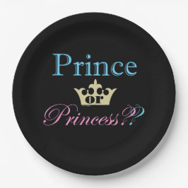 王子かプリンセスか？ ペーパープレート