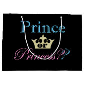 王子かプリンセスか？ ラージペーパーバッグ (裏面)